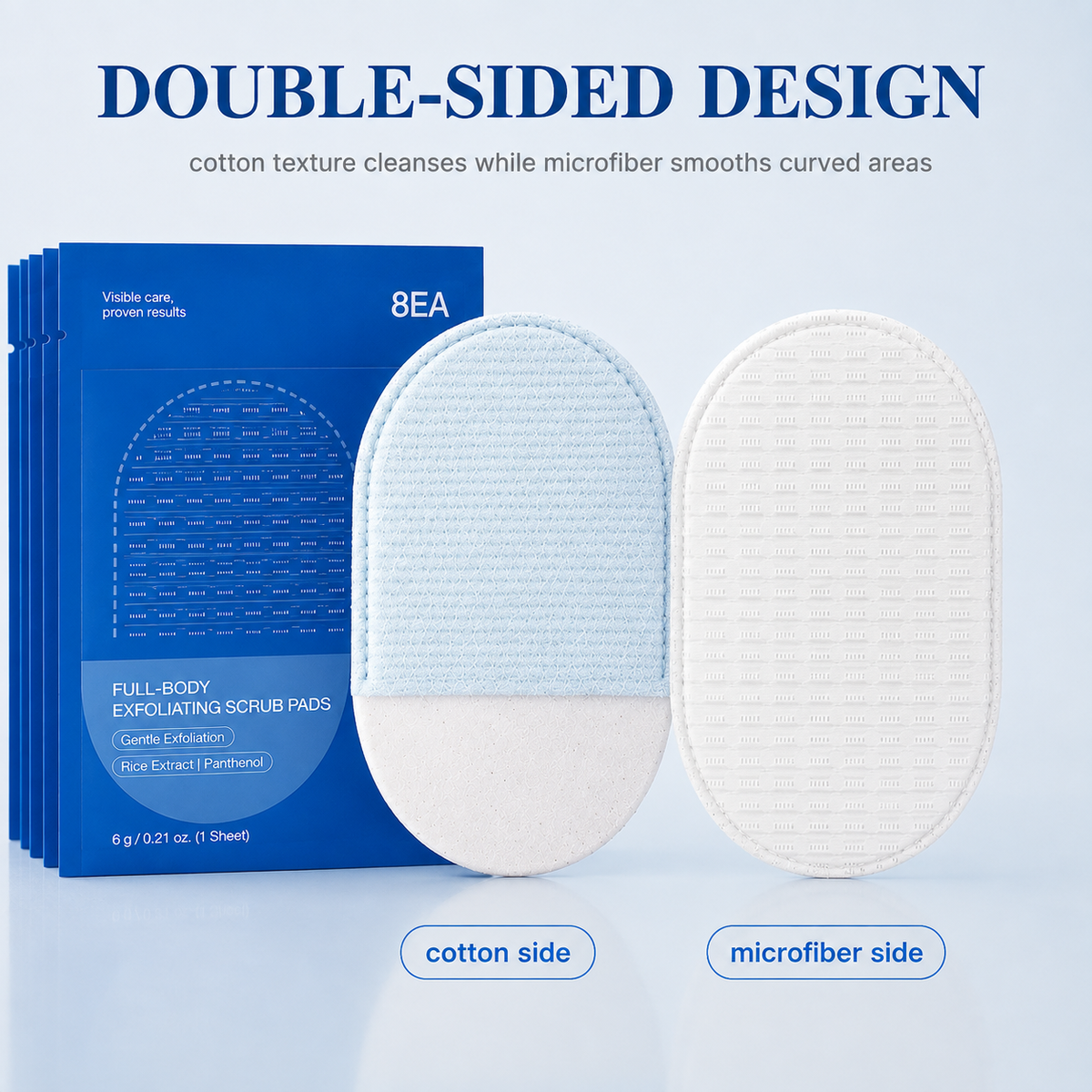 Full-Body Exfoliating Scrub Pads Scrub Pads For Bumpy Flaky Skin