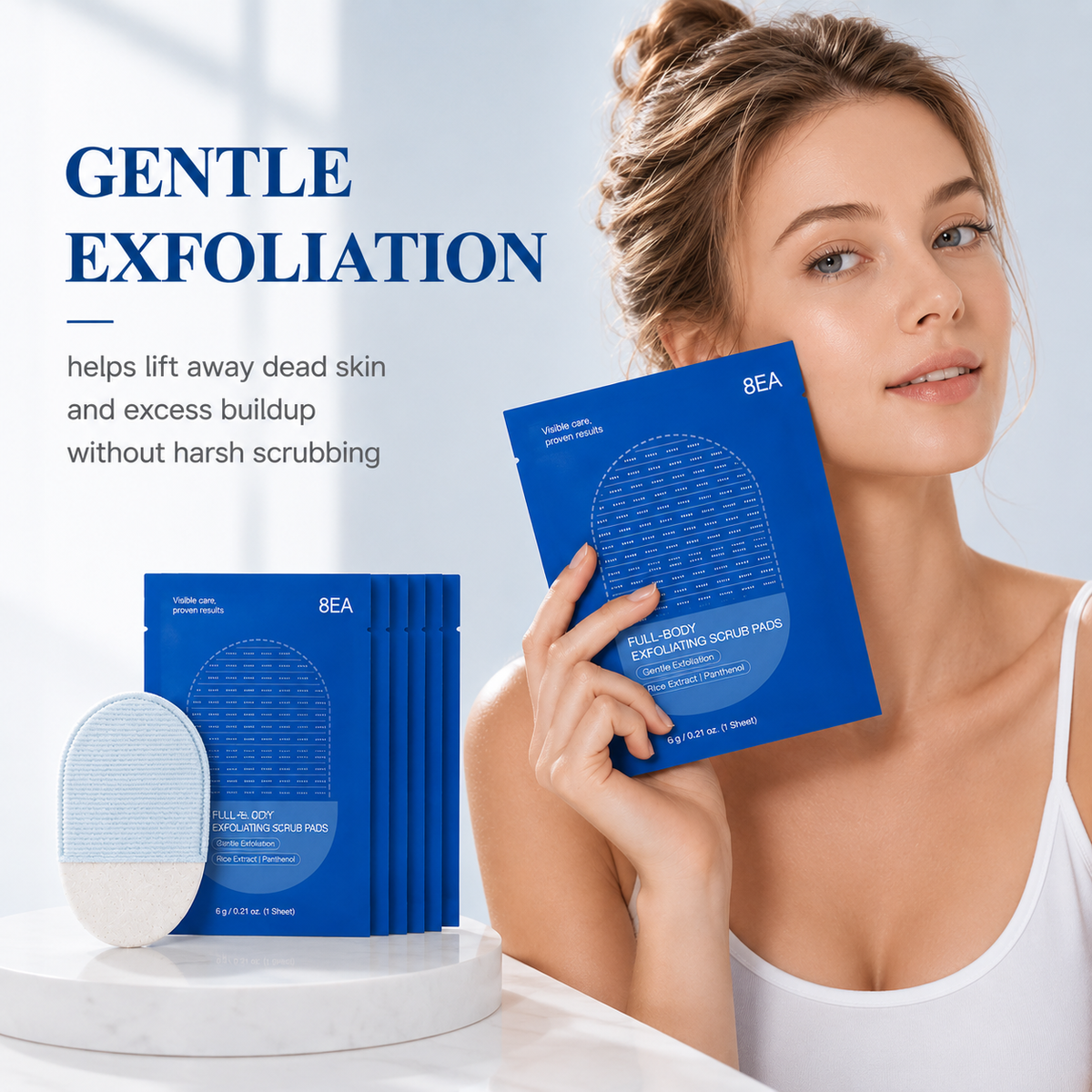 Full-Body Exfoliating Scrub Pads Scrub Pads For Bumpy Flaky Skin
