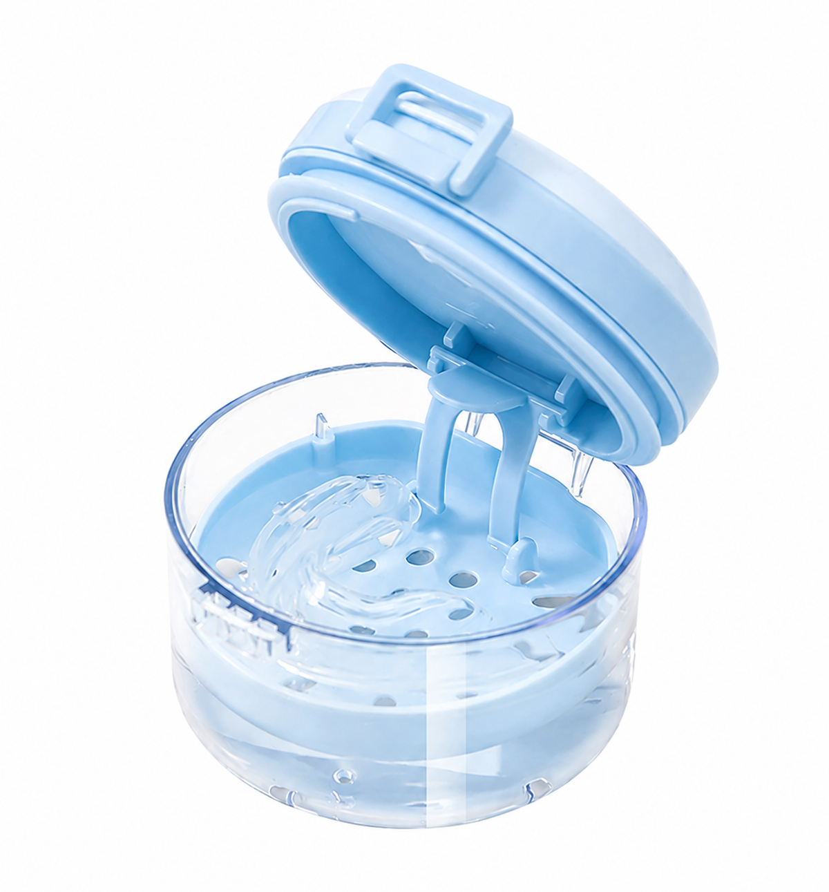 🏆100K+ SOLD! 💧Portable Retainer and Denture Cleaning Case with Magnetic Lifting Tray